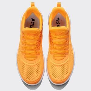 APL Men’s Techloom Tracer Trainer Sneaker in Mango Orange Lightweight 10.5 NEW